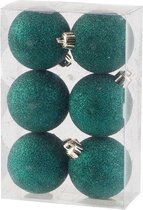 Cosy&Trendy kerstballen - 6 stuks - 6cm - kunststof