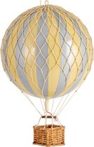 Luchtballon 'Travel Light, Silver Ivory', 30cm