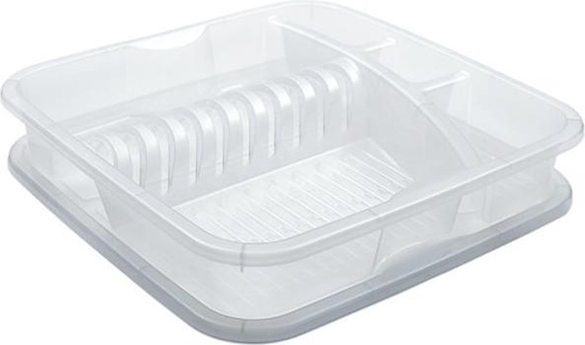 Goedkoopste Rotho afdruiprek GEOMETRIC Transparant