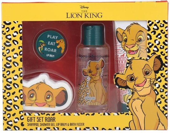 Disney Lion King Coffret cadeau shampooing + gel douche + baume à lèvres +  brustal | bol.com