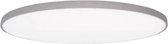 LED Plafondlamp - Badkamerlamp - Facto Nirvak - 18W - Dimbaar - Spatwaterdicht IP44 - Warm Wit 3000K - Rond - Opbouw - Mat Zilver - Aluminium - OSRAM LEDs - BSE
