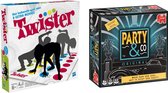 Spellenbundel - Bordspellen - 2 Stuks - Twister & Party&Co