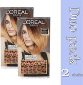 Duo Pack- 2x- L'Oréal Paris Préférence Wild Ombrés Ombré â„–2 - donkerblond tot middenbruin - Haarverf-3600522270713