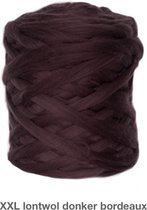 XXL wol-Merino Lontwol- 1 kg bordeaux