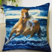 Kussenhoes 45x45 cm - Paarden - Paard 6