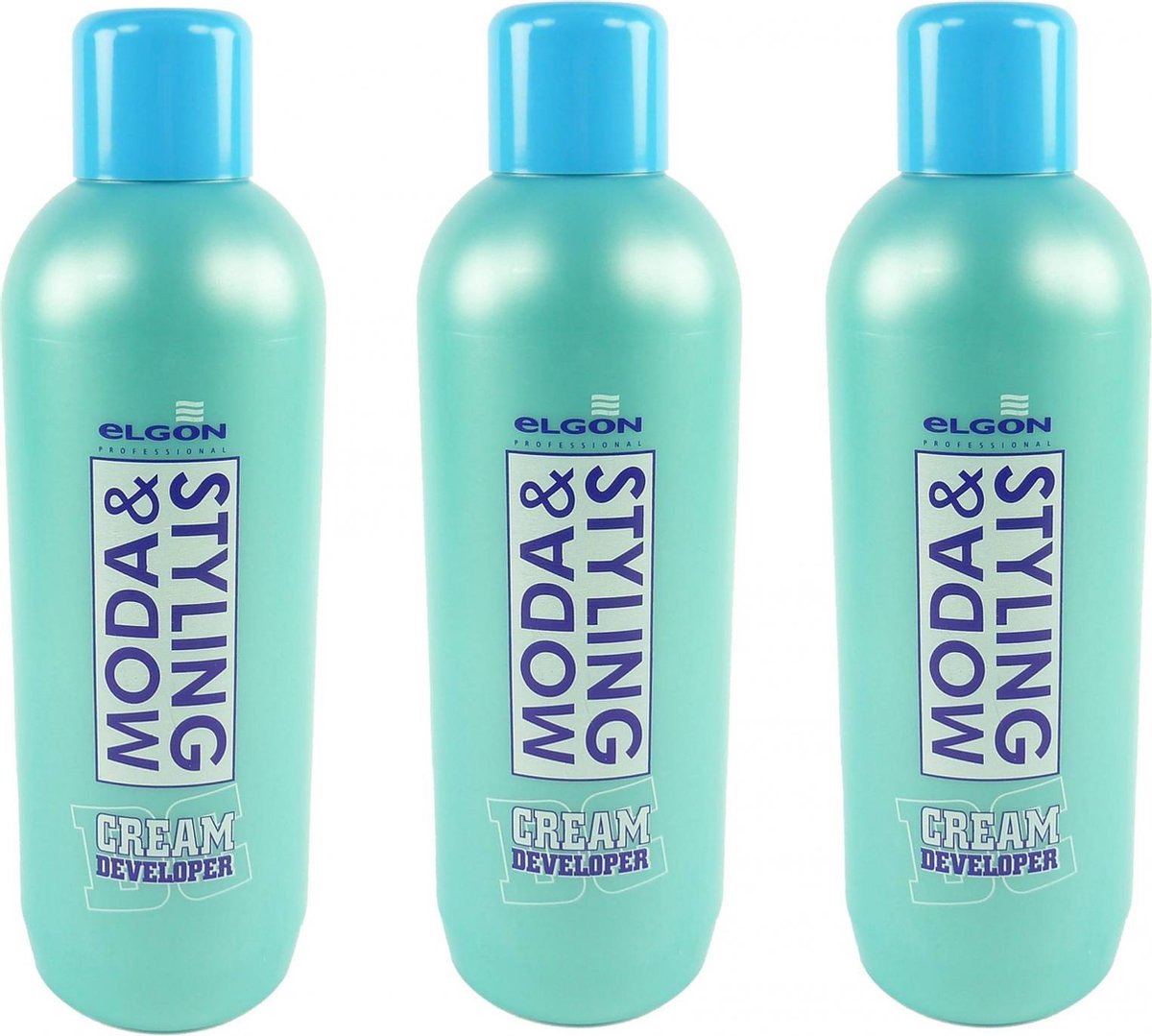 Elgon Moda Styling Cream Developer - Hair Care - oxidatie Emulsion - 3 x 1000 ml