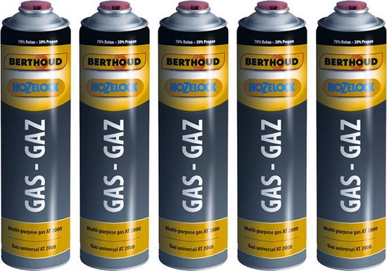 Hozelock 5 x gasfles voor onkruidbrander gas cartridge voor gasbrander |  bol.com