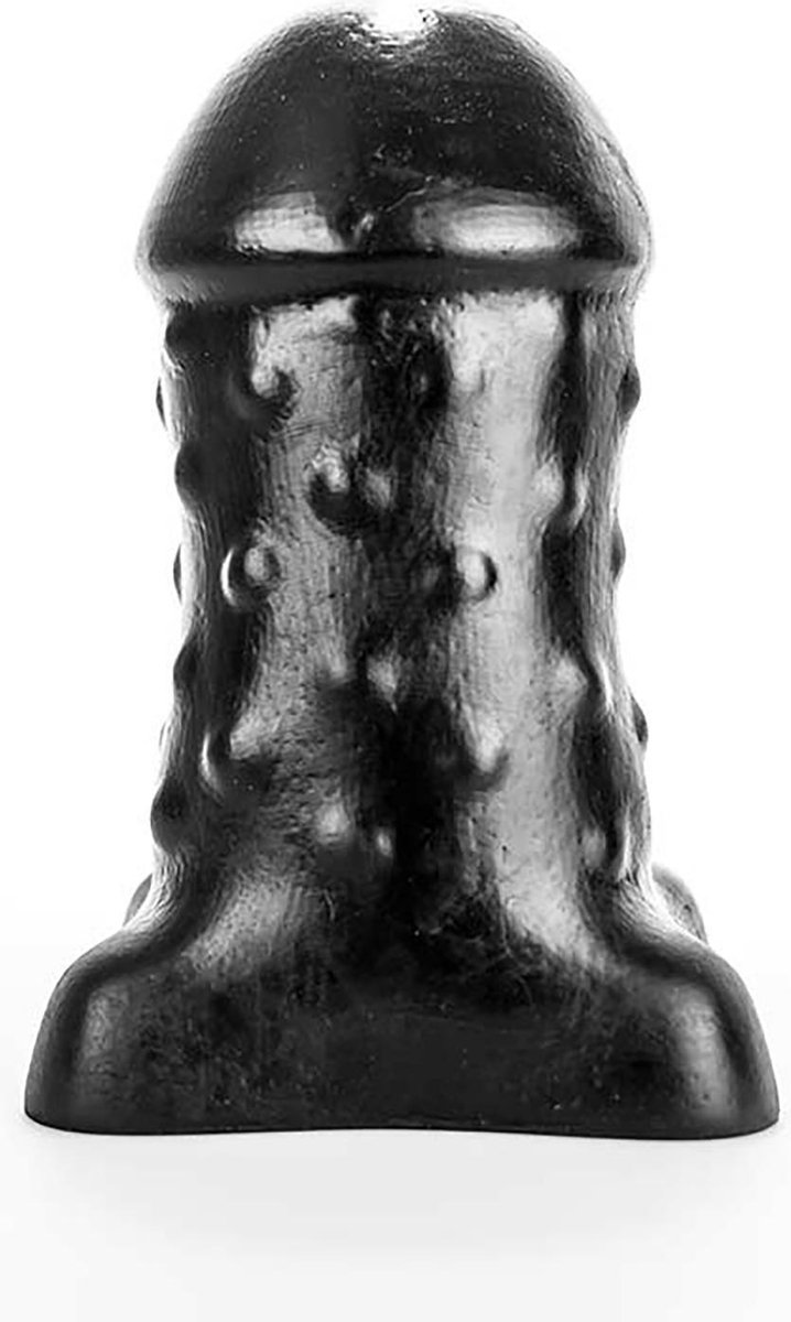 Goedkoopste Bubble Toys - Mousse - Anaal Dildo - Zwart - 4 maten Large