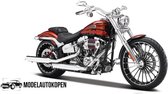 Harley Davidson CVO Breakout (Oranje) 1/12 Maisto - Modelmotor - Schaal model - Model motor - harley davidson schaalmodel