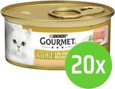 Gourmet Gold Mousse - Kalkoen - Kattenvoer - 20 x 85 g