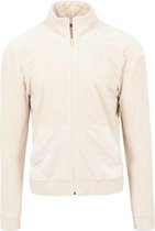 Urban Classics Vest met capuchon -L- Velvet training Fluweel Beige
