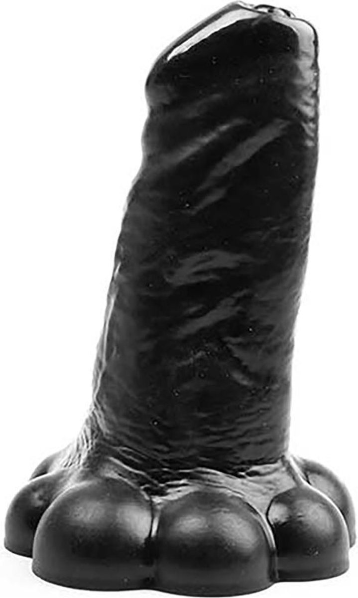 Goedkoopste Bubble Toys - Hulk - Anaal Dildo - Zwart - 3 maten Medium