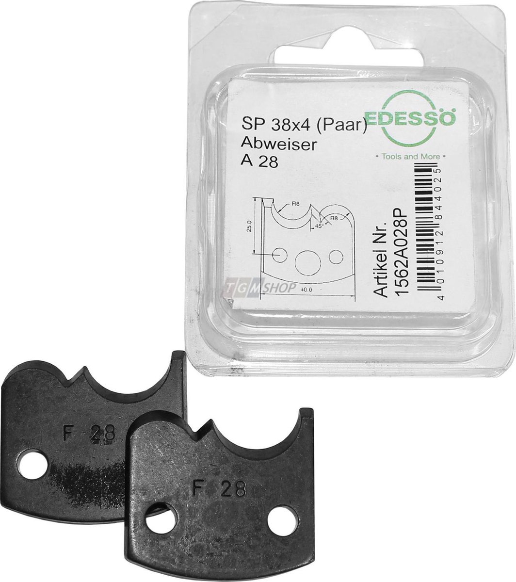 EDESSÃ– Profielmes en deflector P28, Art.No. - 1560P028P