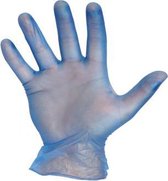 Comfort - Wegwerp Handschoen - Maat M - 100 Stuks - Blauw - Poedervrij - Latexvrij