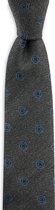 We Love Ties - Stropdas Terrence Gray - polyester - grijs / lichtblauw