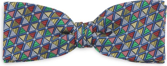 We Love Ties Strik Triangle Trophy, bleu / vert / rouge / jaune