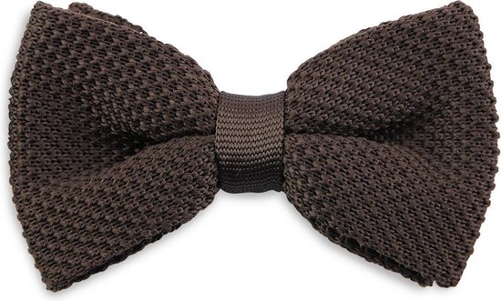 Sir Redman noeud tricoté marron foncé