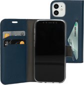 Mobiparts Classic Wallet Case Apple iPhone 12 Mini Blauw hoesje