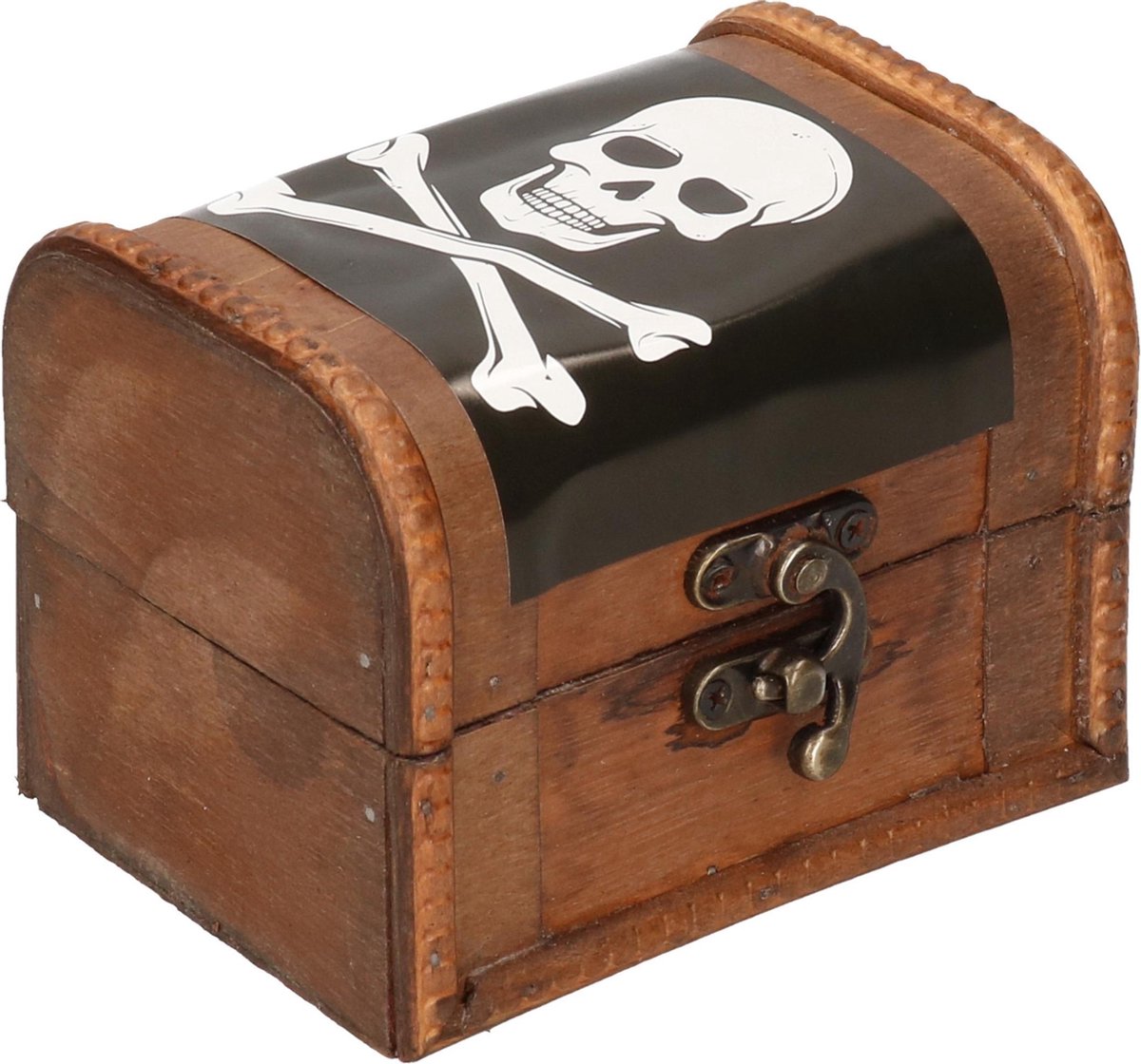 8 Contenants coffre au trésor Pirate 8 x 5,5 x 6 cm - Vegaooparty