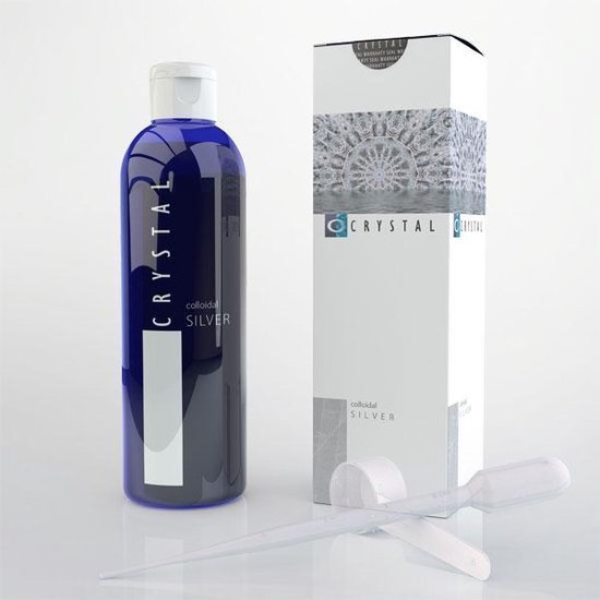 Bol Com Crystal Colloidaal Zilver 10ppm 200 Ml Voedingssupplement