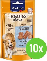 10x Vitakraft Treaties Minis Zalm & Omega 3 - 48 gram, hond