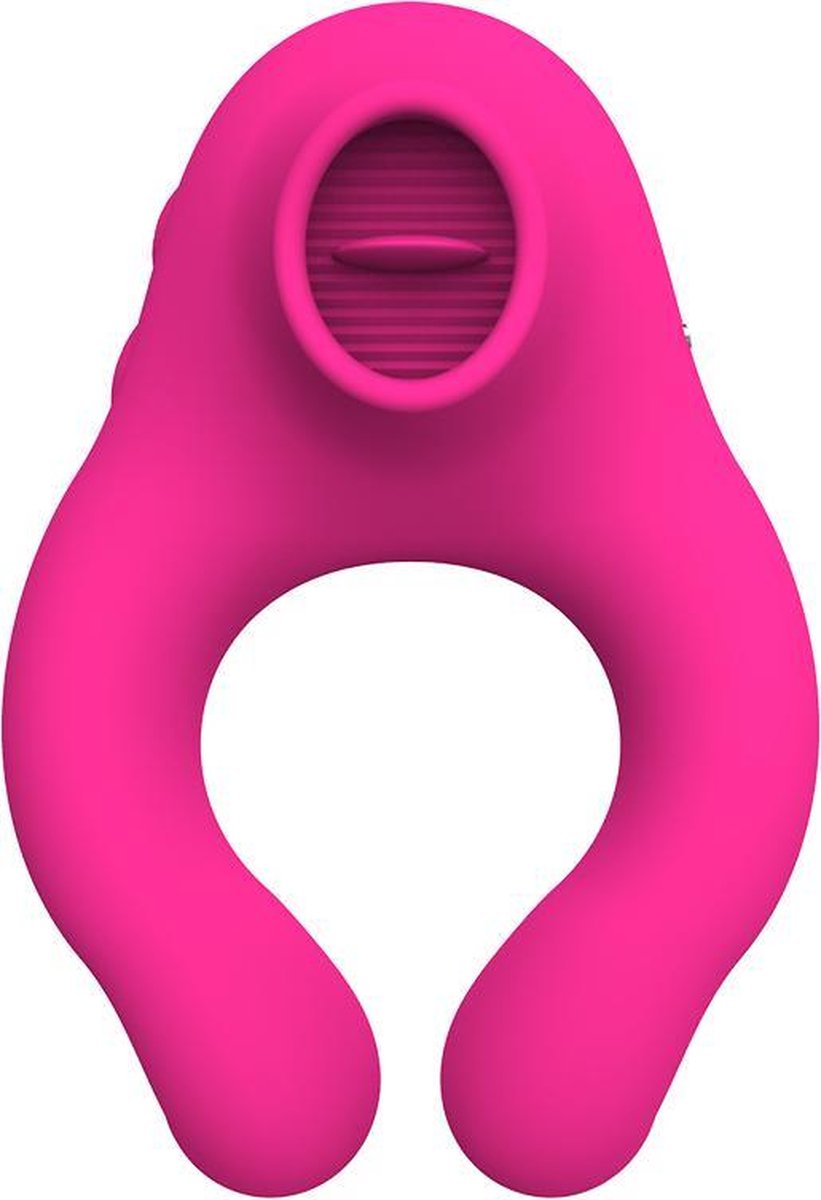 Goedkoopste Vibrerend Silicone cockring voor Koppels met tong imitatie | cockring voor hem haar| Clitoris Stimulator, afstandsbediening vibrator sex speeltje voor mannen - Remote control |penis ring with tongue imitation - penisring clitoris stimulation |