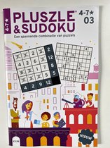 Pluszle & Sudoku puzzelboek, niveau 4 tot 7 sterren, editie 3