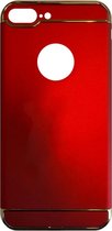 Fit Fashion - Hardcase Hoesje -  Geschikt voor iPhone 7 Plus - Rood