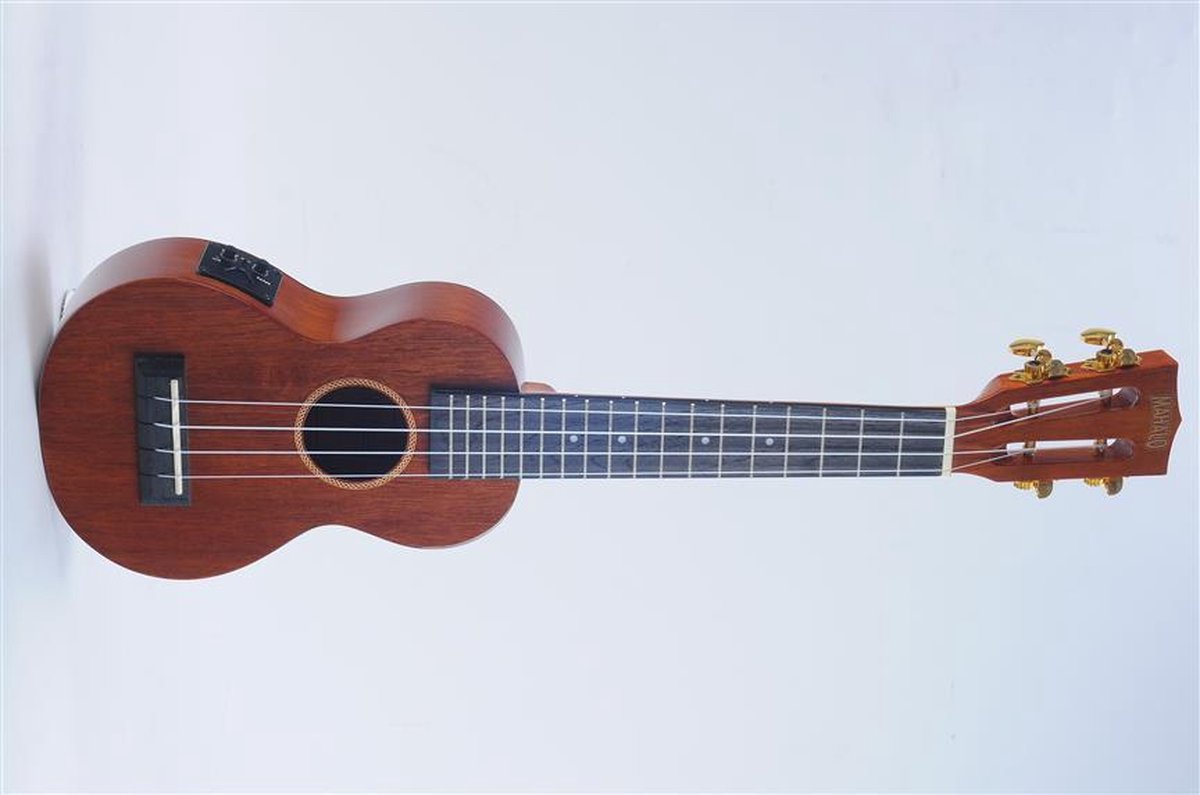Java Series Soprano Elec Uke - Vint Nat (Con Neck)