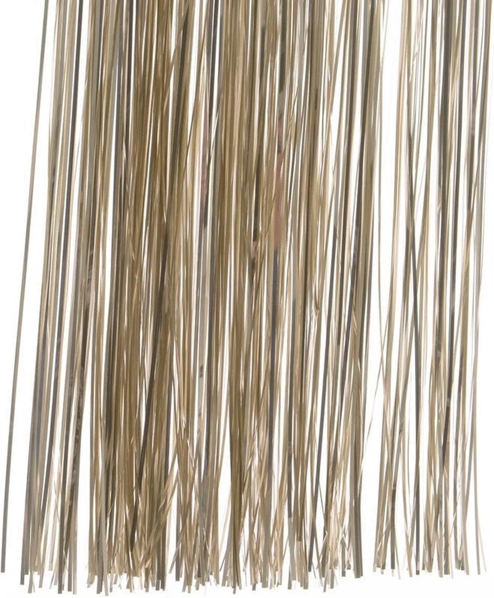 2x zakjes lametta engelenhaar licht parel/champagne 50 cm - Lametta/folie haar - Licht parel/champagne kerstboomversiering