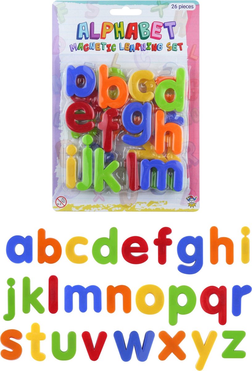 Set de lettres magnétiques (alphabet)