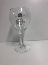 Leffe Bierglas - 33cl (Set van 3) - Origineel glas van de brouwerij - Glas op voet - Nieuw
