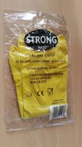 Huishoud handschoen latex geel maat 8 medium