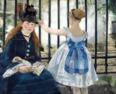 Édouard Manet, De spoorweg (Le Chemin de fer), 1873 op aluminium, 125 X 187,5 CM