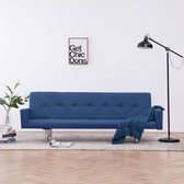 Slaapbank van stof  (Incl LW fleece deken) - Loungebank – zitbank- woonkamerbank