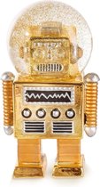 Donkey Products Summerglobe - Robot - Goud - Glitterbol -Schuddebol