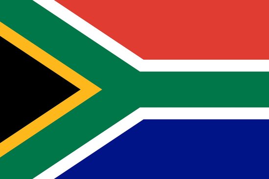 van Zuid-Afrika - Zuid-Afrikaanse vlag cm incl. ophangsysteem | bol.com