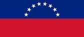 Vlag van Venezuela - Venezolaanse  vlag 150x100 cm incl. ophangsysteem