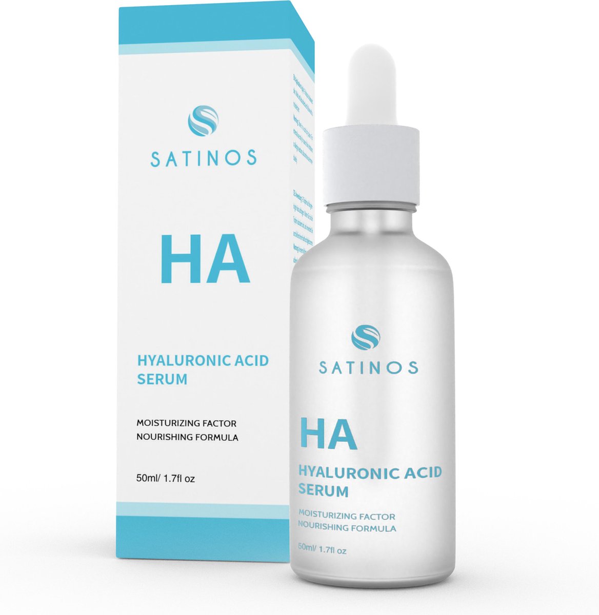 Sérum d'acide hyaluronique Satinos avec Vitamine C et E | Anti  Vieillissement |... | bol.com
