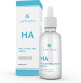 Satinos Hyaluronzuur Serum met Vitamine C & E | Anti Aging | Anti Rimpel | Gezicht Serum | Gezichtsverzorging | 50 ml