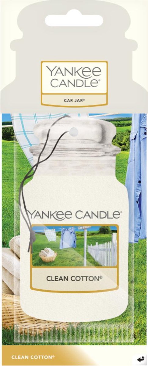 Yankee Candle - Car Jar - Clean Cotton - Autoparfum