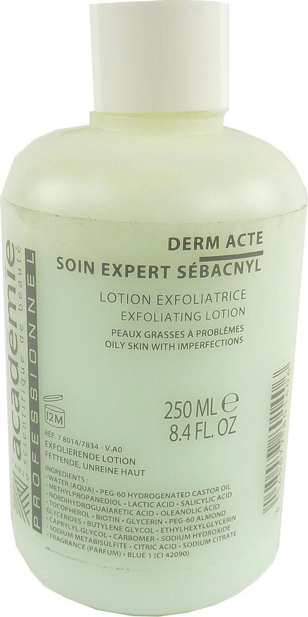 Academie Paris Derm Acte Soin Expert Sebacnyl Exfoliating Lotion Reiniging 250ml