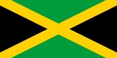 Vlag van Jamaica - Jamaicaanse vlag 150x100 cm incl. ophangsysteem