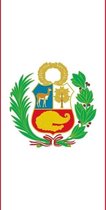 Vlag van Peru - Peruaanse vlag 150x100 cm incl. ophangsysteem