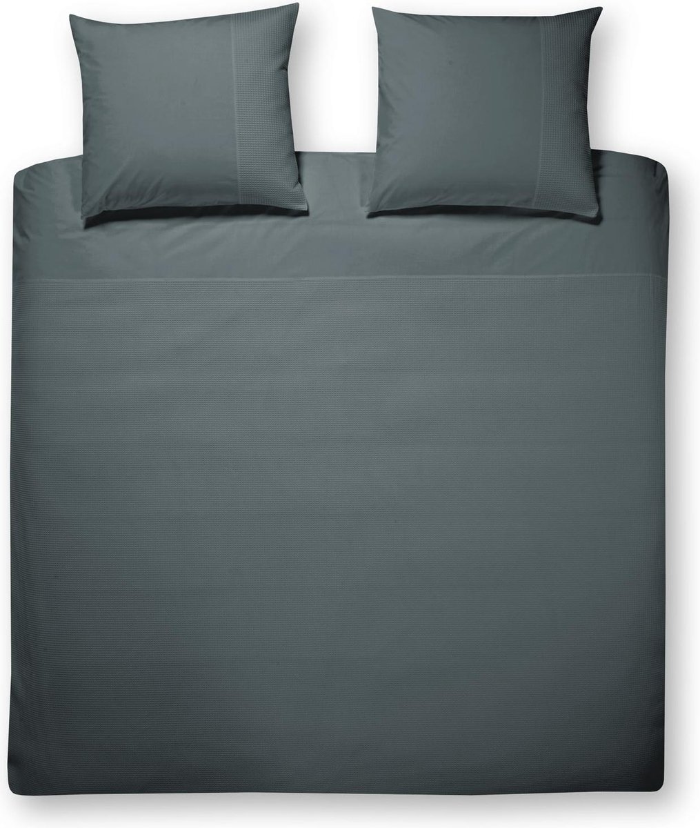 Papillon Mendoza - dekbedovertrek - lits-jumeaux - 240 x 200/220 - Donkergroen