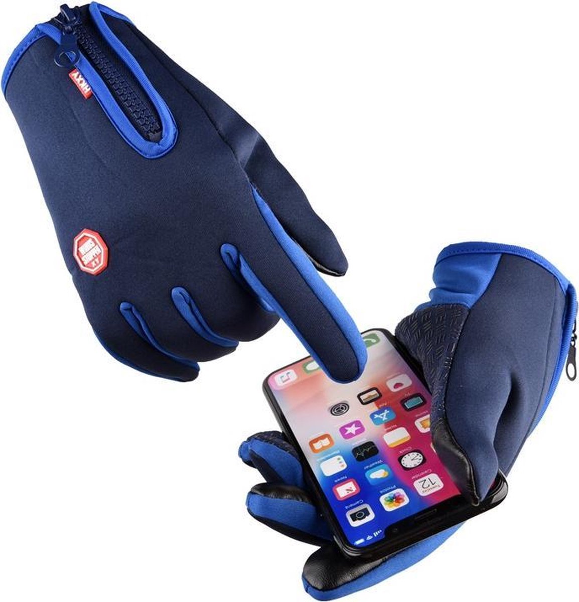 Waterdichte Touchscreen Handschoenen - Blauw S - dit is de betere/dikkere kwaliteit