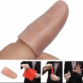 LOUZIR Magische vinger Goocheltruc- Fake Finger verdwijntruc- sjaal Disapper Show- halloween truc- grappige party prank- Magic Tumb Tip