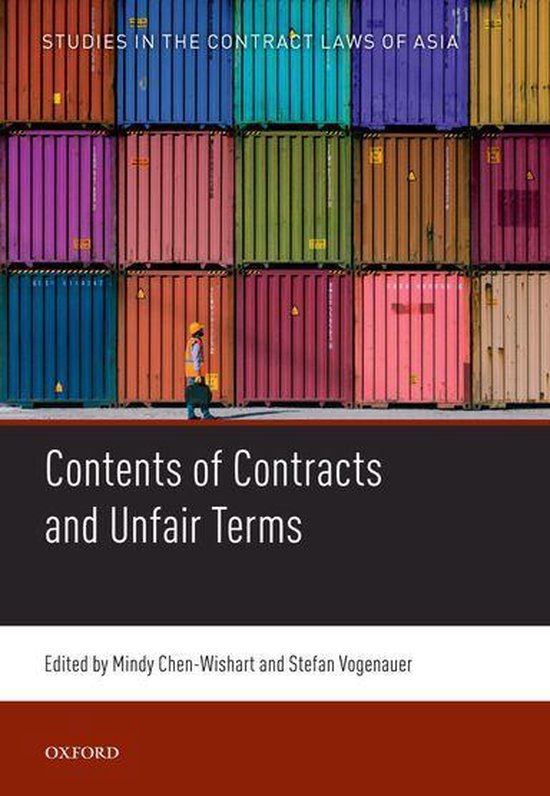Studies in the Contract Law of Asia - Contents of Contracts  ... - cover