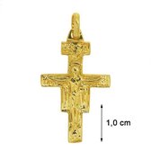 Blinx Jewels Vergulden Hanger Kruis Jezus
