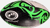 Optimum Razor rugbybal zwart/groen/wit maat 5